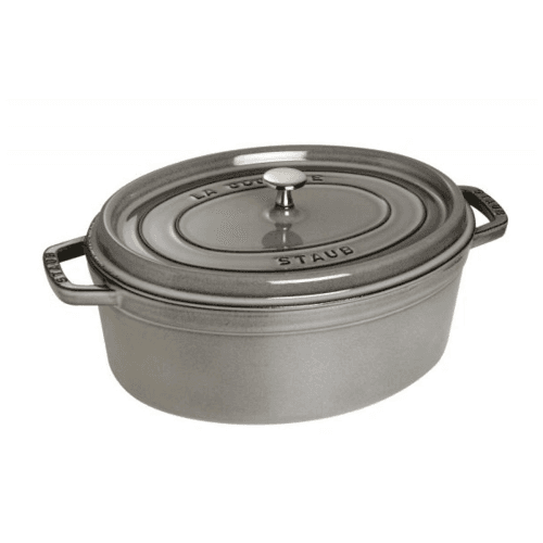 Image showing the Oval cocotte, Graphite Grey product.