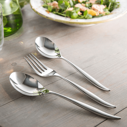 Image showing the Hidcote 3 Piece Serving Set, Stainless Steel product.
