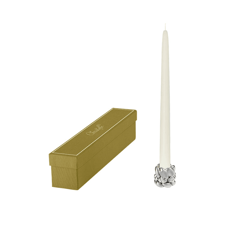 Babylone Candle Holder, Silver