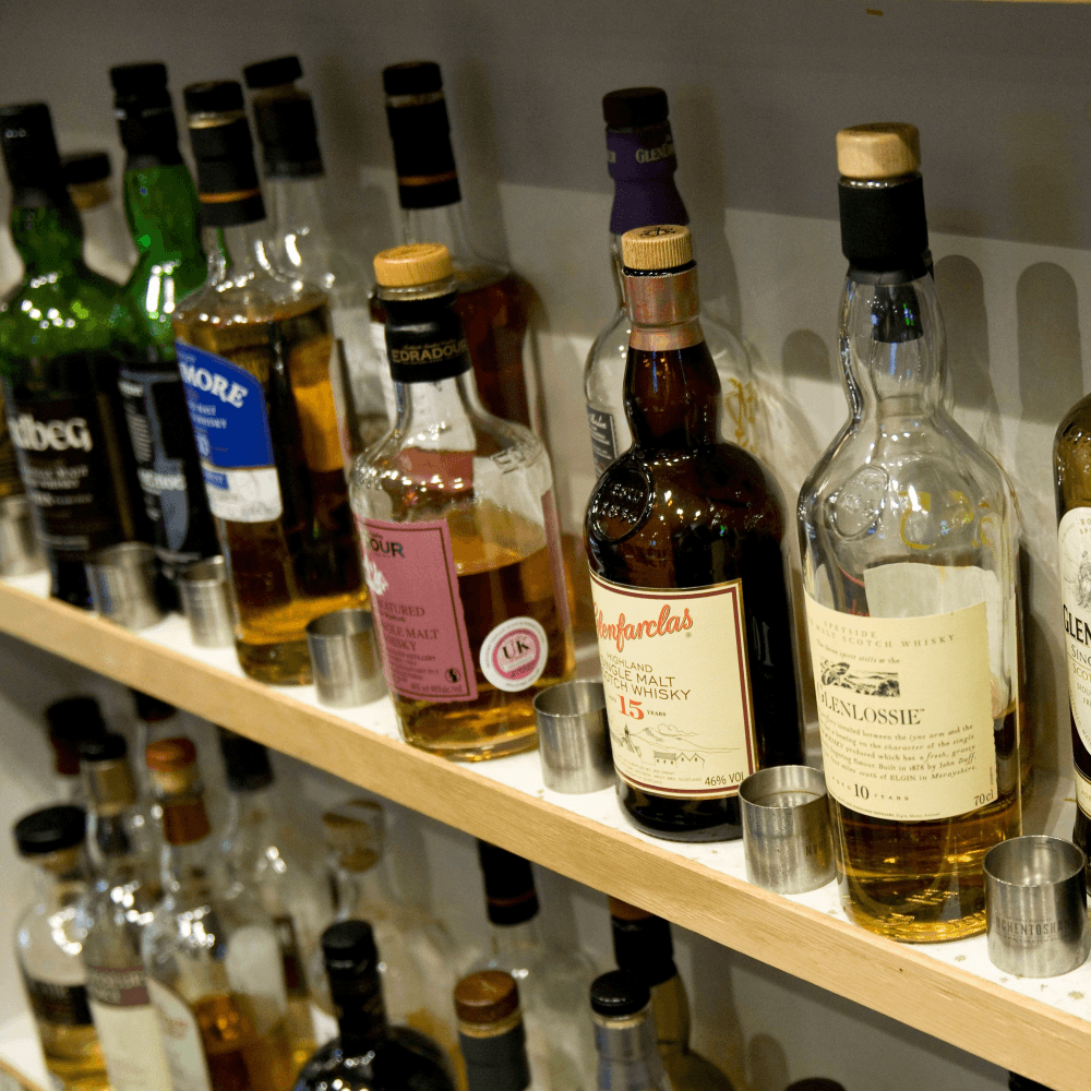 Eighteen year old scotch whisky tasting for two at the Soho Whisky Club