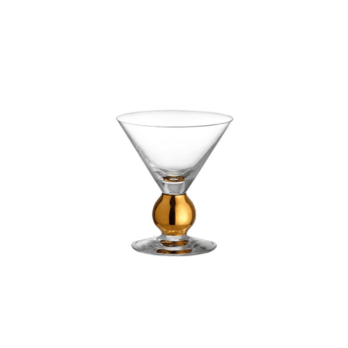 Image showing the Nobel Martini/Champagne Glass, Clear & Gold product.