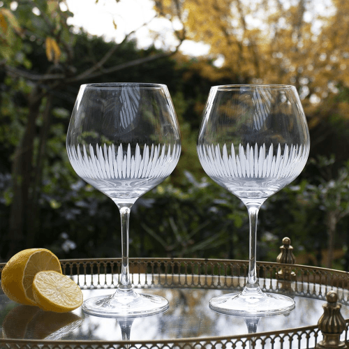 Image showing the Glacier Pair of gin glasses, Crystal product.