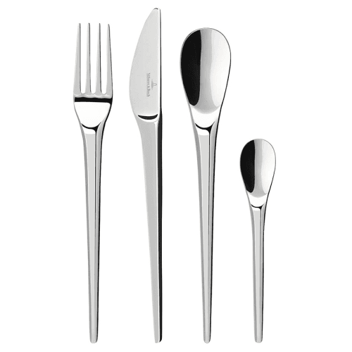 Image showing the NewMoon 30 Piece Cutlery Set, Stainless Steel product.