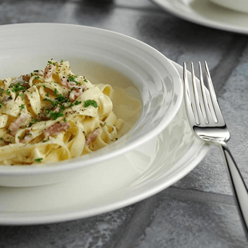 Image showing the Essence Set of 6 Rimmed Pasta Bowls product.