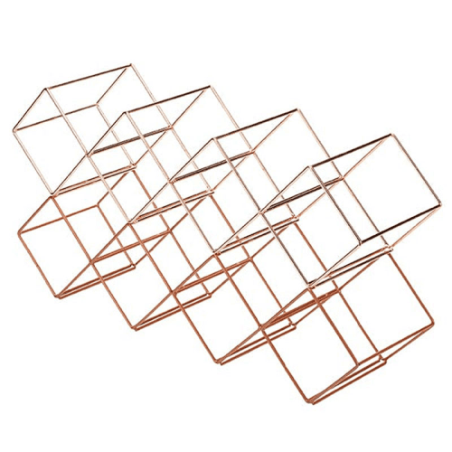 Image showing the Stackable Wine Rack, Copper Finish product.