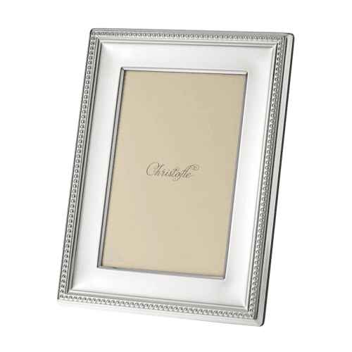 Image showing the Perles Picture Frame, Silver product.
