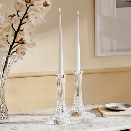 Image showing the Lismore Diamond Candlesticks product.