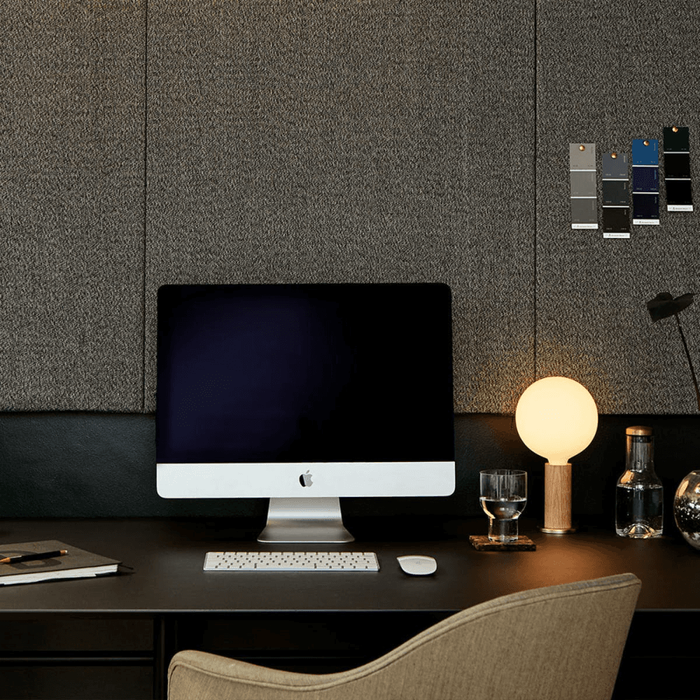 Knuckle Pendant Table Lamp with Sphere Bulb