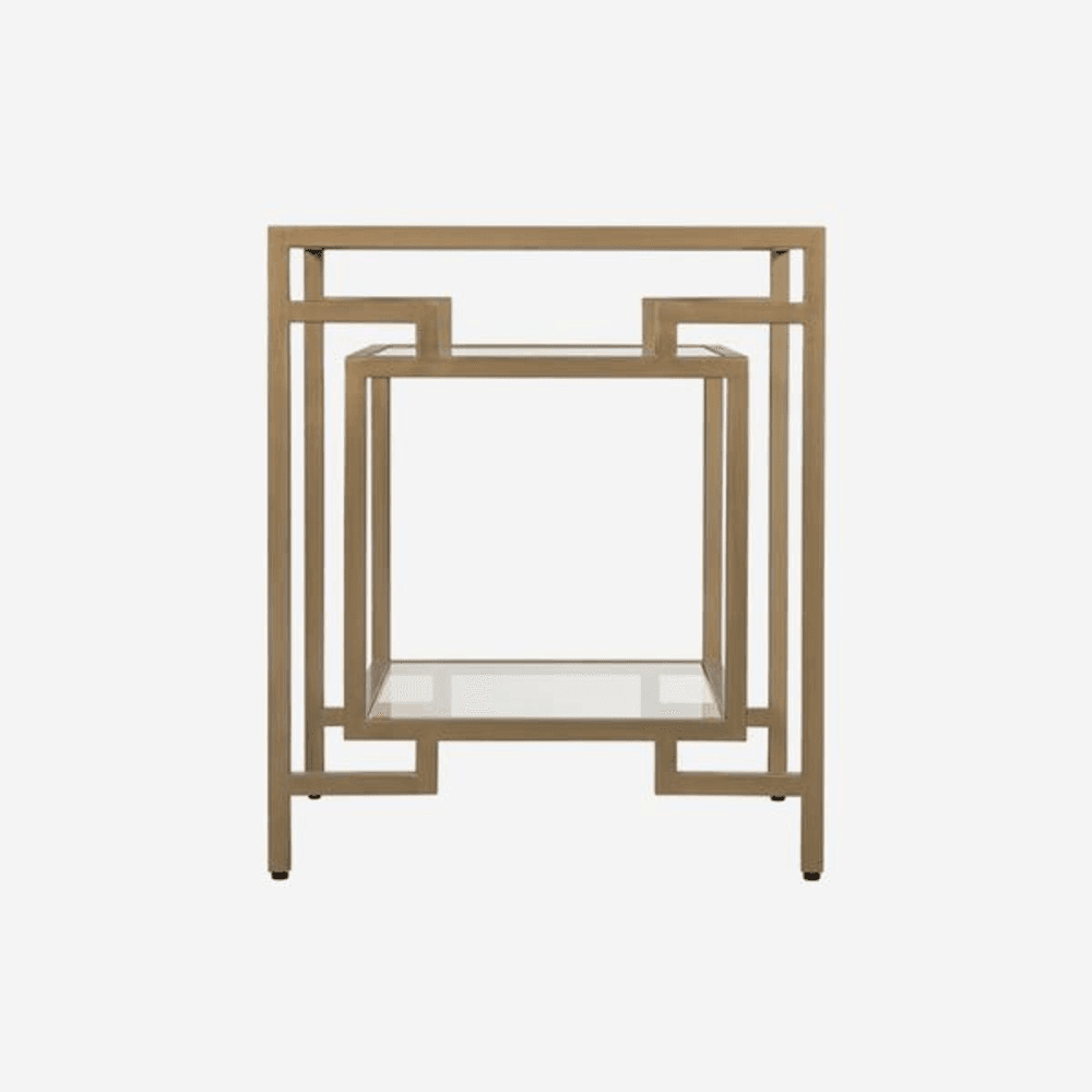 Architect Side table, Gold