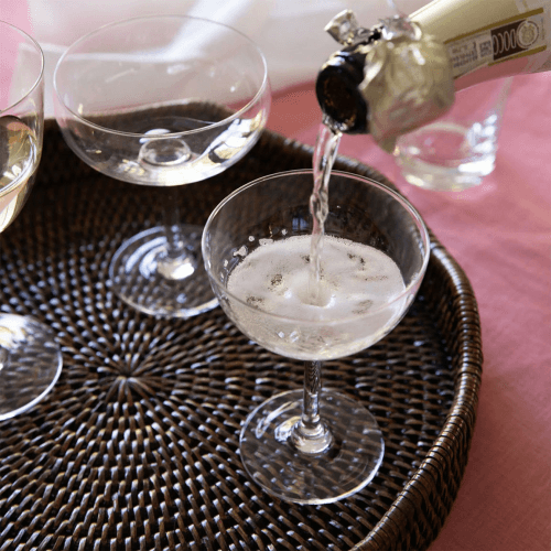 Image showing the Classic Set of 4 Champagne Glasses, Clear product.