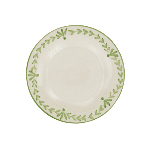 Image showing the Elouise Set of 6 Dessert Plates, Green product.