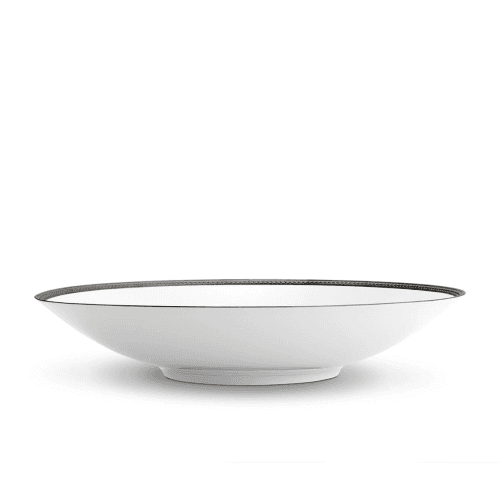 Image showing the Soie Tressée Large coupe bowl, Black product.
