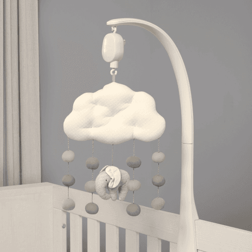 Image showing the Welcome to the World Musical Mobile, Grey Elephant product.