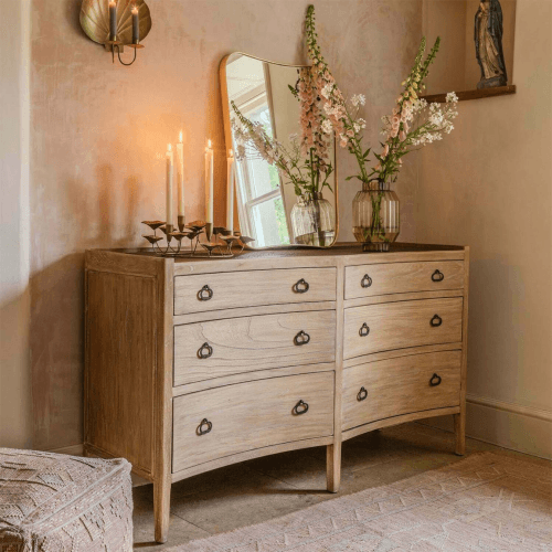 Image showing the Gracie Double Chest of Drawers, 89 x 153cm product.
