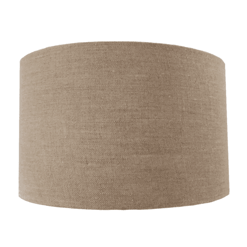 Image showing the Linen Cylinder Drum Shade, Natural product.