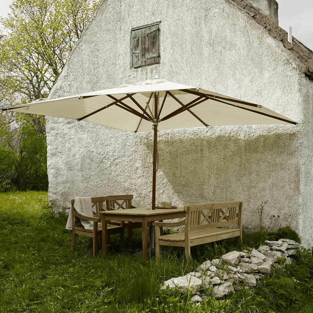 Atlantis Square parasol, White