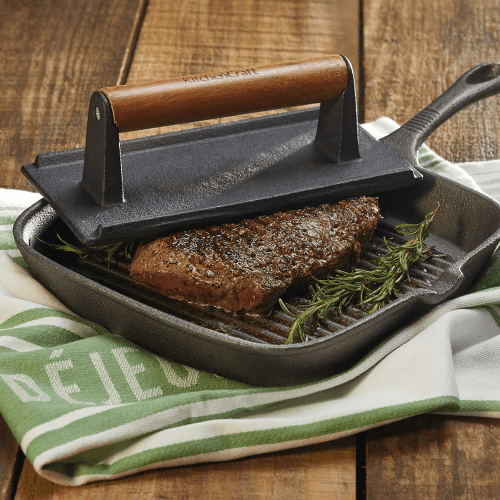 Image showing the Cast Iron Grill Press product.