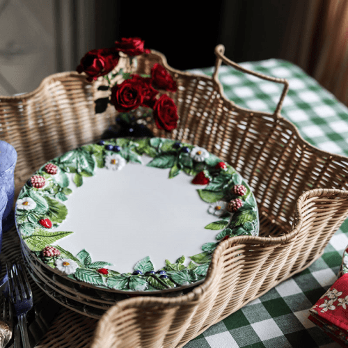Image showing the Frutti Di Bosco Set of 4 Dinner Plates, Multi product.
