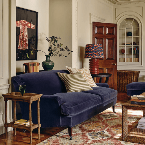 Image showing the Coleridge Sofa, 3 Seater, Sapphire product.