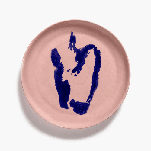 Image showing the Ottolenghi Medium serving platter, Pink And Blue product.