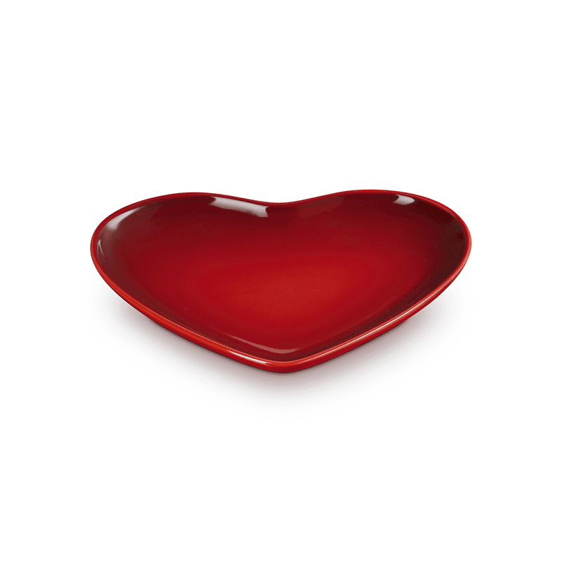 Heart Plate, Cerise