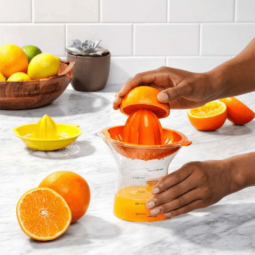 Image showing the Good Grips 2-In-1 Citrus Juicer, Orange product.