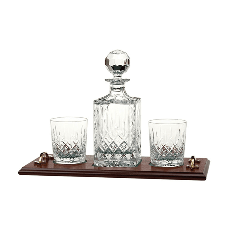 London Whisky Tray, Decanter and Tumbler Set