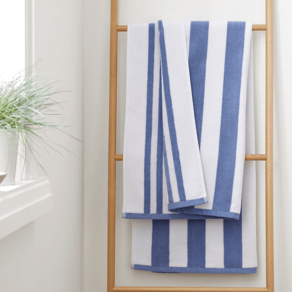 Reversible Stripe Jacquard Bath Sheet
