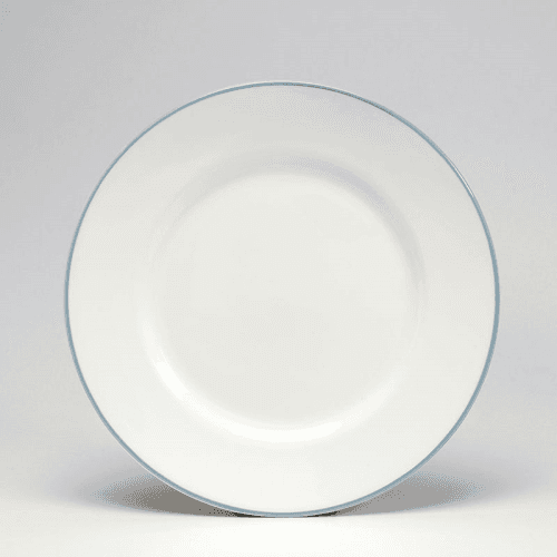 Image showing the Dessert Plate, Duck Egg Rim product.