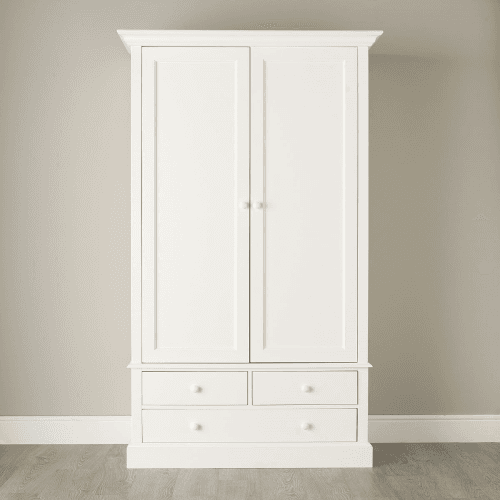 Image showing the Classic Large wardrobe, White product.