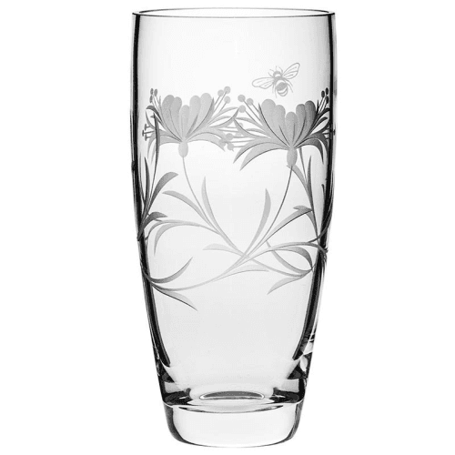 Image showing the Bee & Honeysuckle Vase, Clear product.