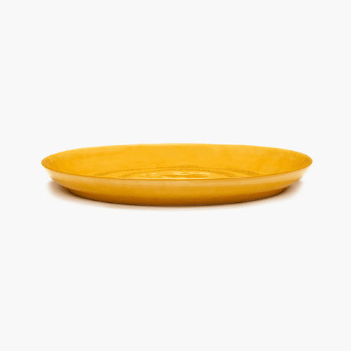 Image showing the Ottolenghi Medium serving platter, Yellow And Black product.