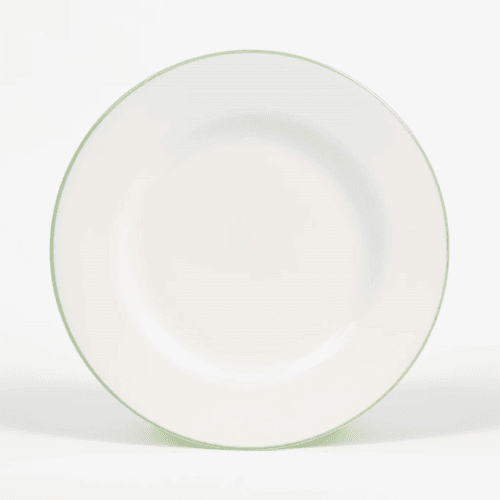 Image showing the Rimmed Side Plate, Green product.