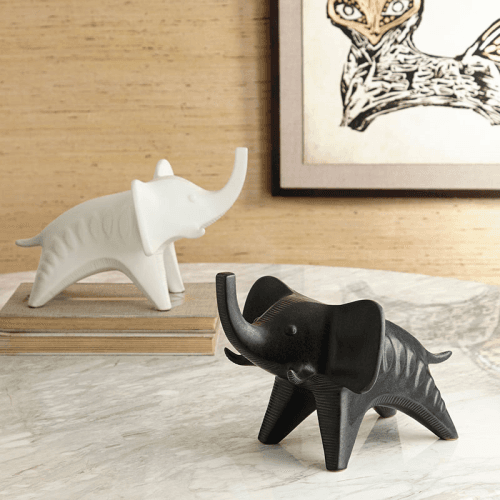 Image showing the Elephant Menagerie, White product.