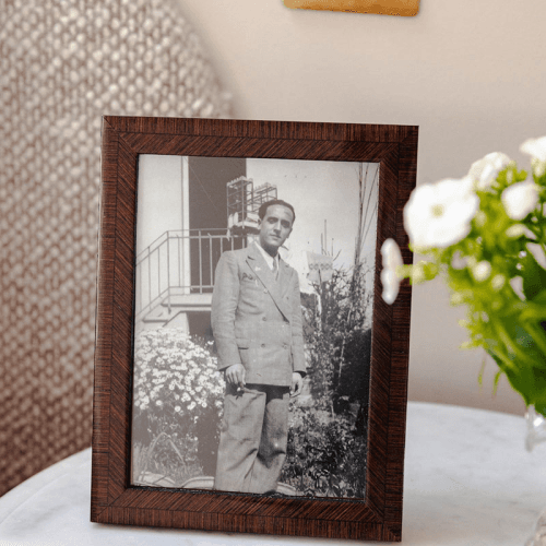 Image showing the Bianca Photo Frame, 5 x 7", Walnut product.