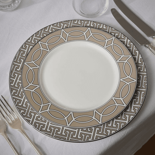 Image showing the Loop Set of 2 Dessert Plate, Truffle product.