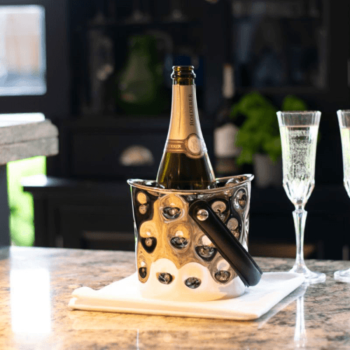 Image showing the Polo Bottle Cooler, Silver product.