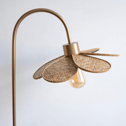 Image showing the Primrose Table Lamp, Antique Brass product.