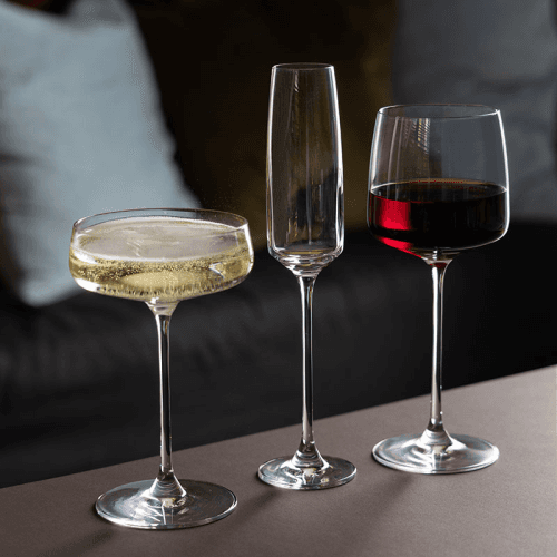 Image showing the Elevate Set of 2 Flutes, Clear product.