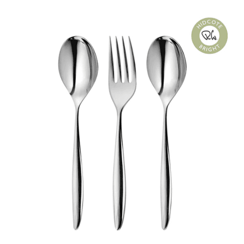 Image showing the Hidcote 3 Piece Serving Set, Stainless Steel product.