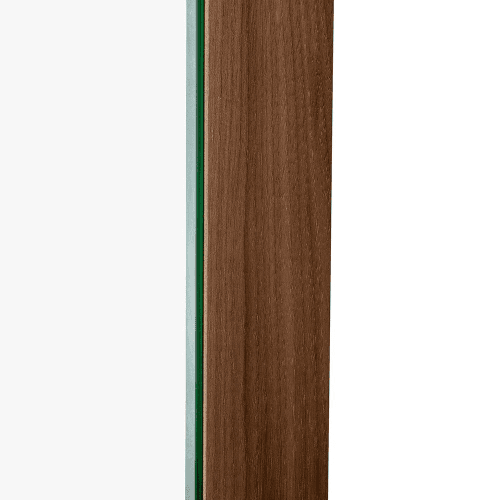 Image showing the Orta Mirror, Walnut product.