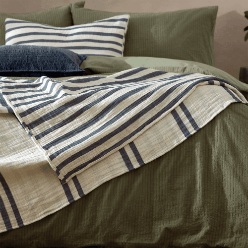 Image showing the Woven Stripe Bedspread product.