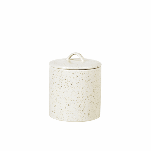 Image showing the Nordic Vanilla Jar with Lid, Off White product.