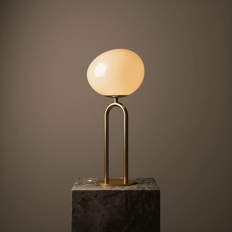 Shapes Table Lamp, Brass