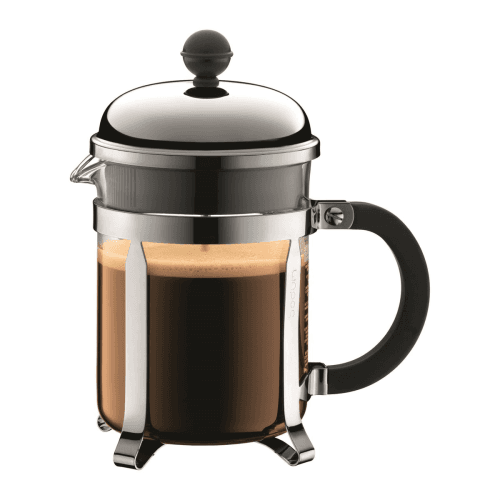 Image showing the Chambord 4 cup coffee maker, Silver/Black product.