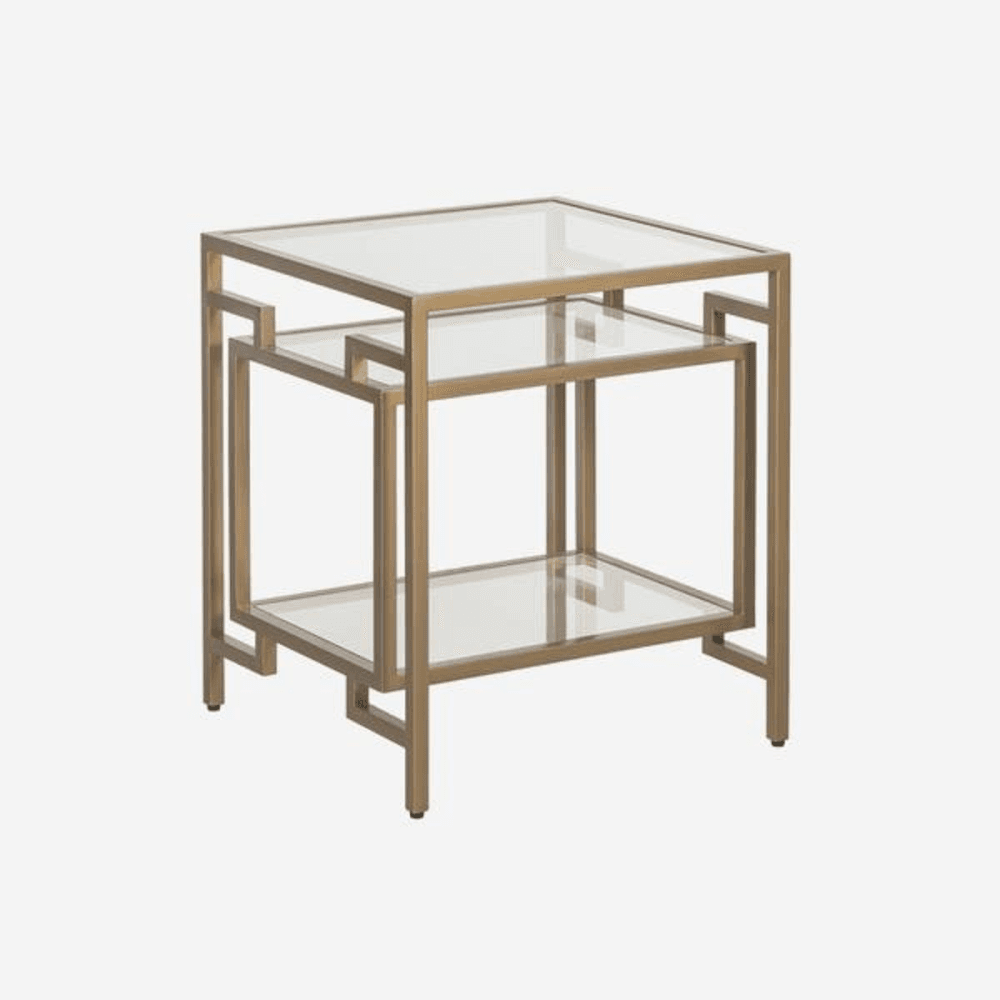 Architect Side table, Gold
