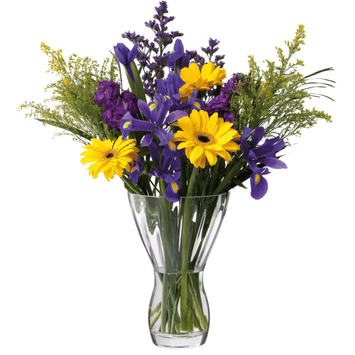 Image showing the Florabundance Bouquet Vase, Clear product.