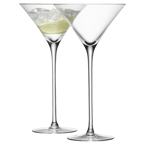 Image showing the Bar Pair of cocktail glasses, clear product.