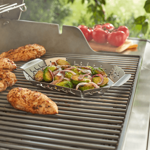 Image showing the Grill basket, Silver product.