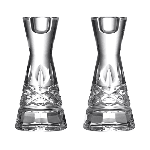 Image showing the Lismore Set of 2 Round Candlesticks product.